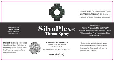 Silvaplex Throat Spray 8 Oz. (Silvaplex Throat Spray 8oz Comp)